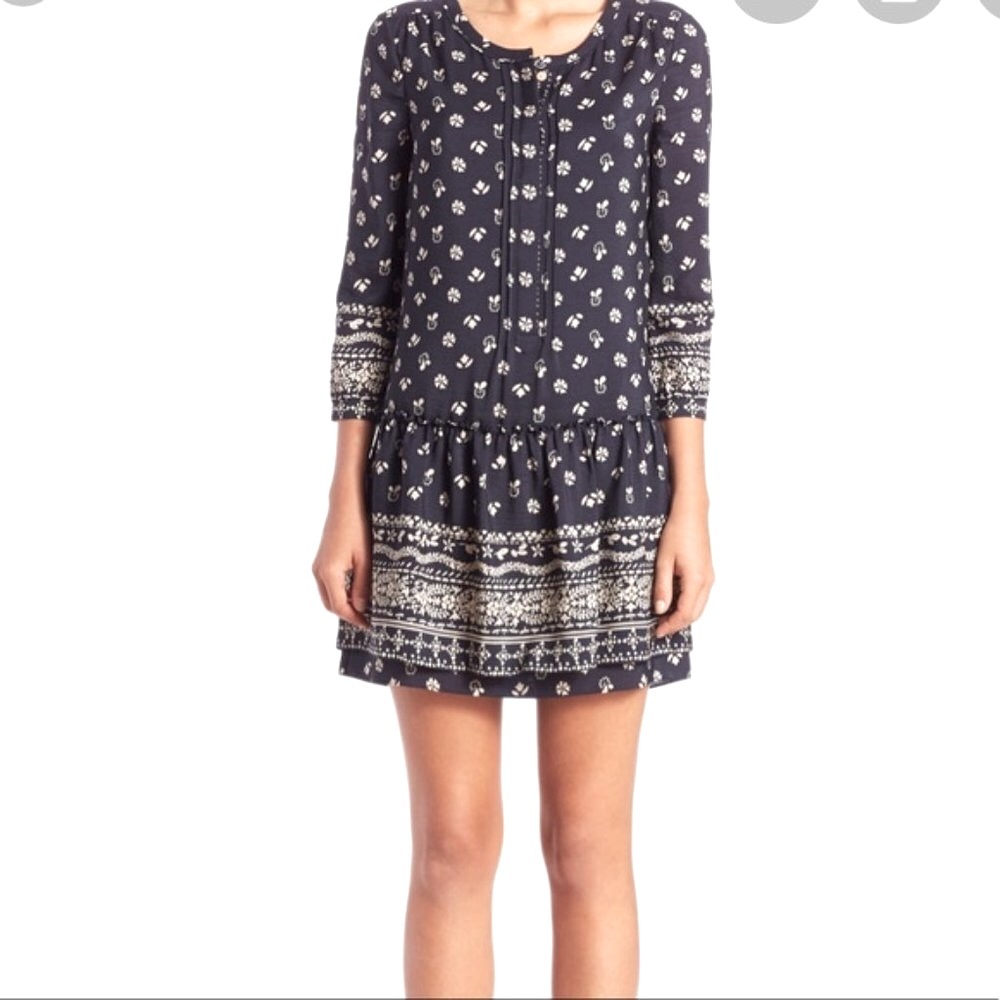 Burberry Brit Leila printed 100% silk dress